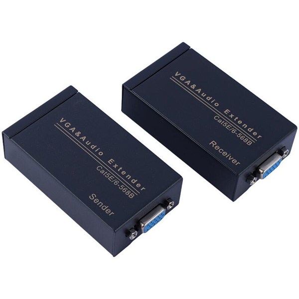 اکستندر VGA رویال Cat5E/6-568B VE-100 طول 100 متر