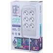محافظ برق کامپیوتر و صوتی تصویری 6 خانه فروزش Lotus LT600 با کابل 1.8 متری