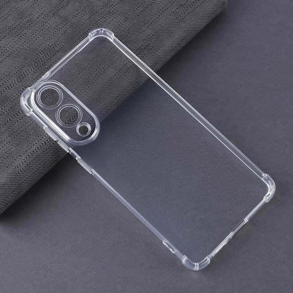 قاب ژله ای ضربه گیر بی رنگ سامسونگ Galaxy S25 Edge محافظ لنزدار