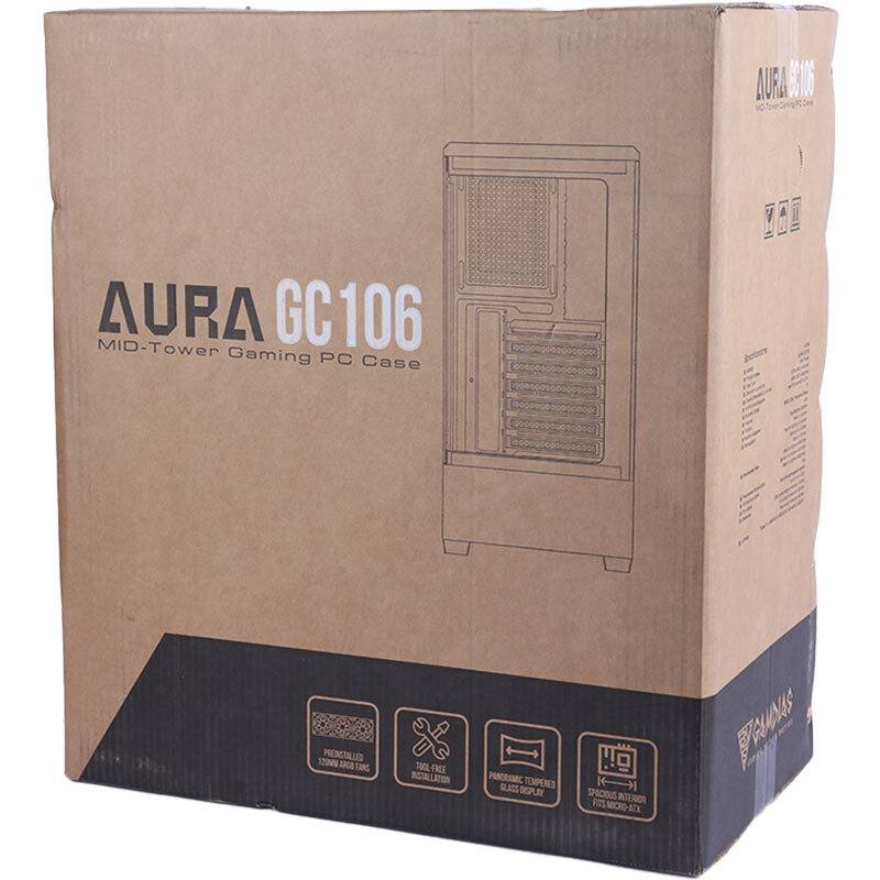 کیس کامپیوتر گیم دیاس AURA GC106