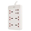 چند راهی 5 خانه هیسکا CH-5521 با کابل 2 متری + شارژر USB و Type-C