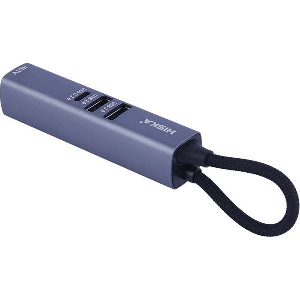 هاب 7 پورت Type-C هیسکا HR-53