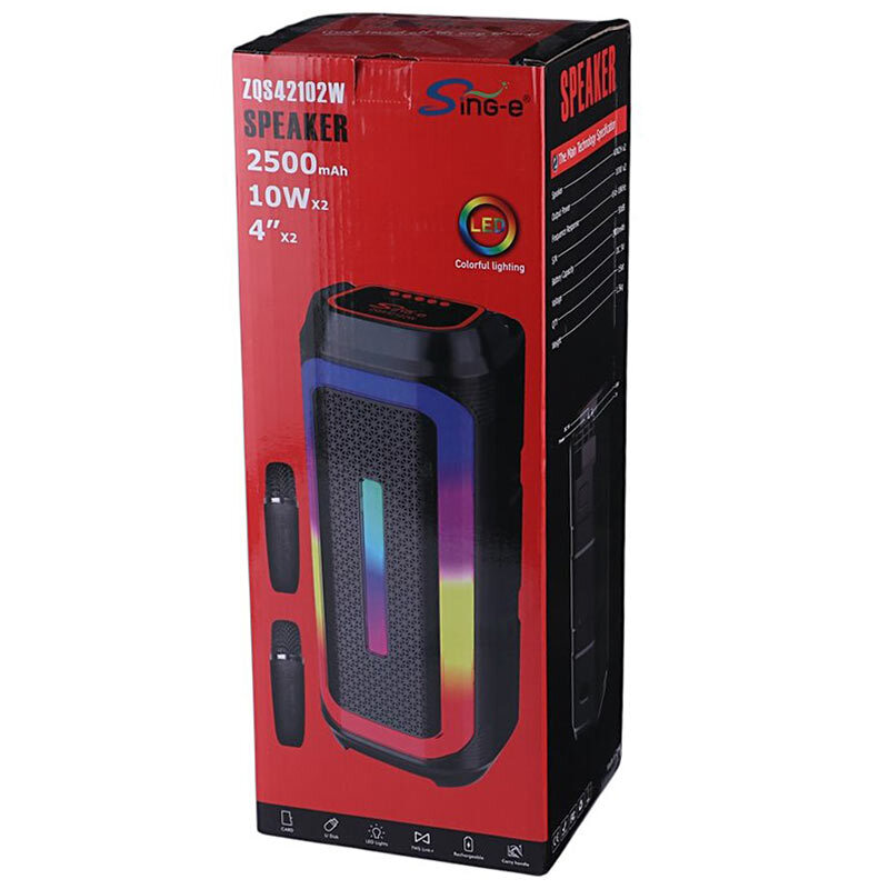 اسپیکر بلوتوثی سینگ ای ZQS-42102W + میکروفون