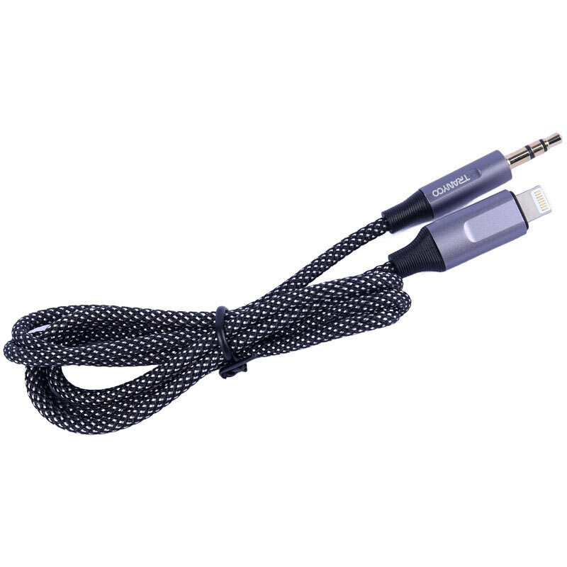 کابل تبدیل Lightning به AUX ترانیو T-E15 طول 1 متر