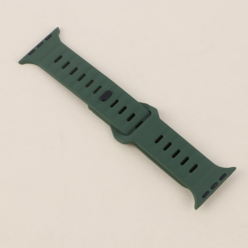 بند اپل واچ سیلیکونی پافری ساده Slicto سایز 42/44/45/46/49 میلی متری
