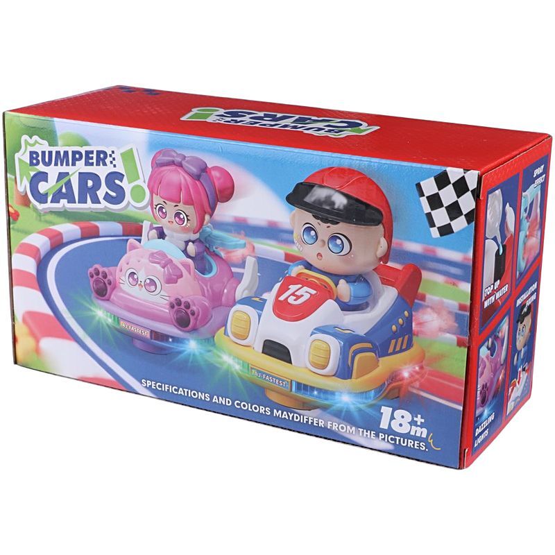 ماشین اسباب بازی موزیکال چرخشی Aodia Toy Bumper Cars NO.8811 کد 301390