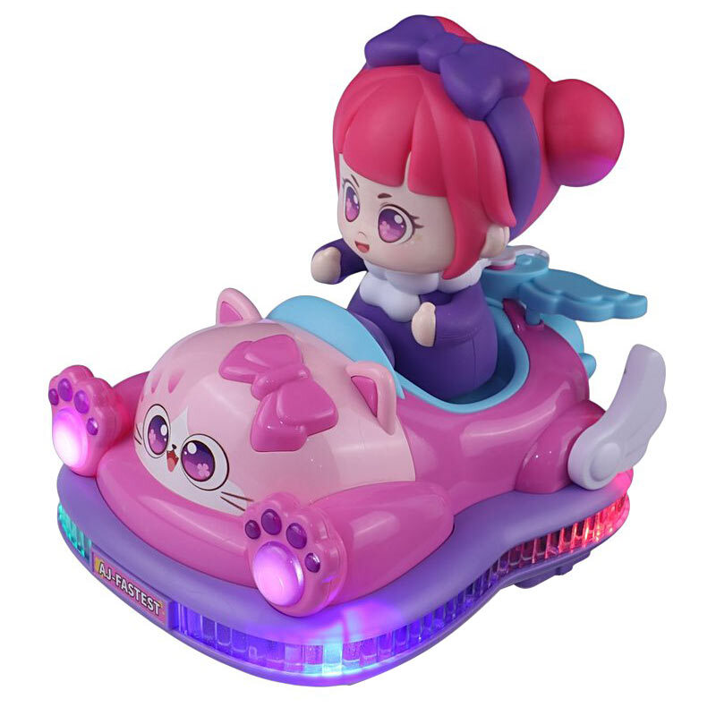 ماشین اسباب بازی موزیکال چرخشی Aodia Toy Bumper Cars NO.8811 کد 301390
