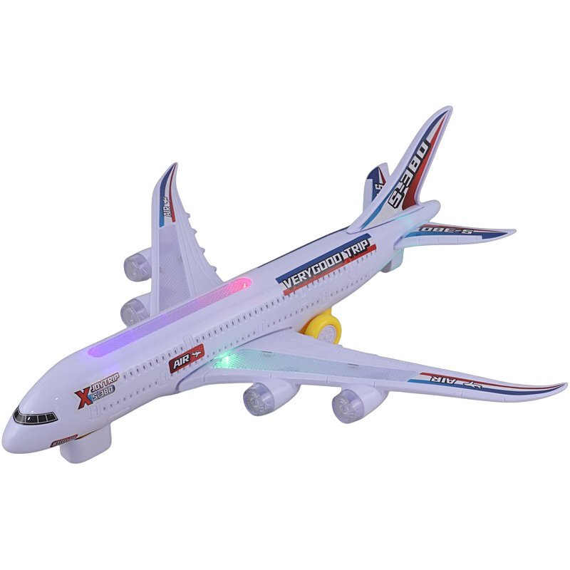 اسباب بازی هواپیما موزیکال چرخشی دودزا KH332-31 کد 301327