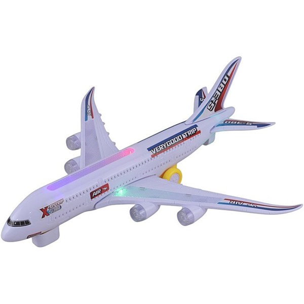 اسباب بازی هواپیما موزیکال چرخشی دودزا KH332-31 کد 301327