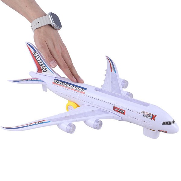 اسباب بازی هواپیما موزیکال چرخشی دودزا KH332-31 کد 301327
