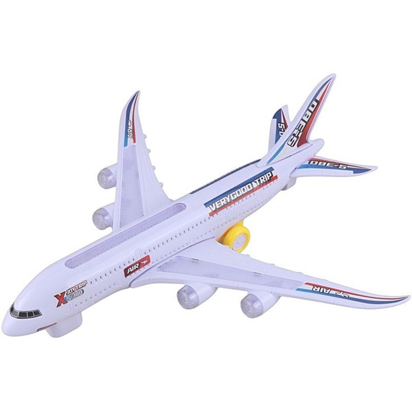 اسباب بازی هواپیما موزیکال چرخشی دودزا KH332-31 کد 301327