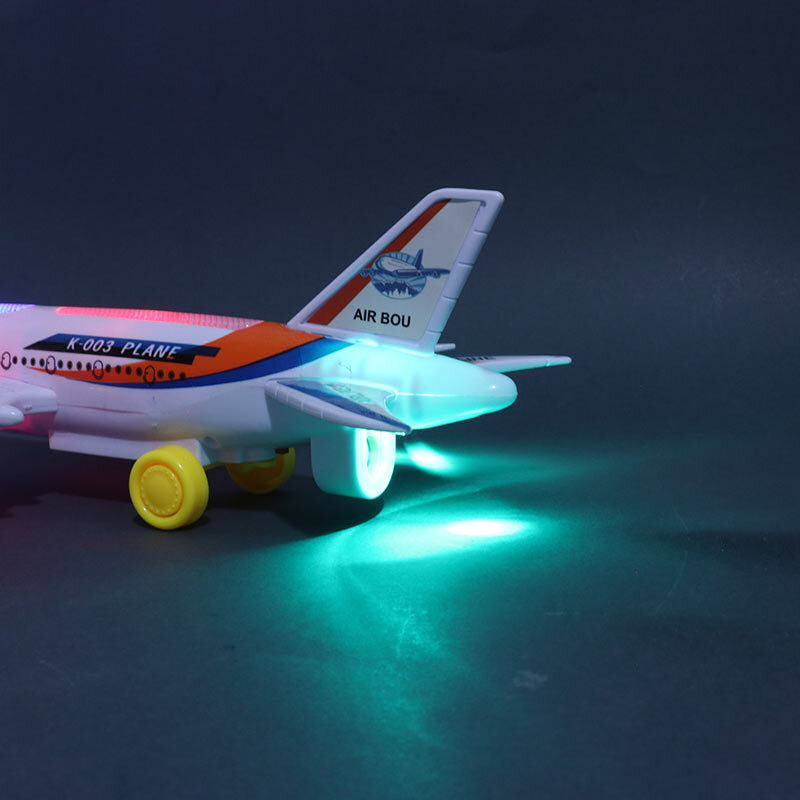اسباب بازی هواپیما موزیکال چرخشی دودزا KH332-20 کد 301326