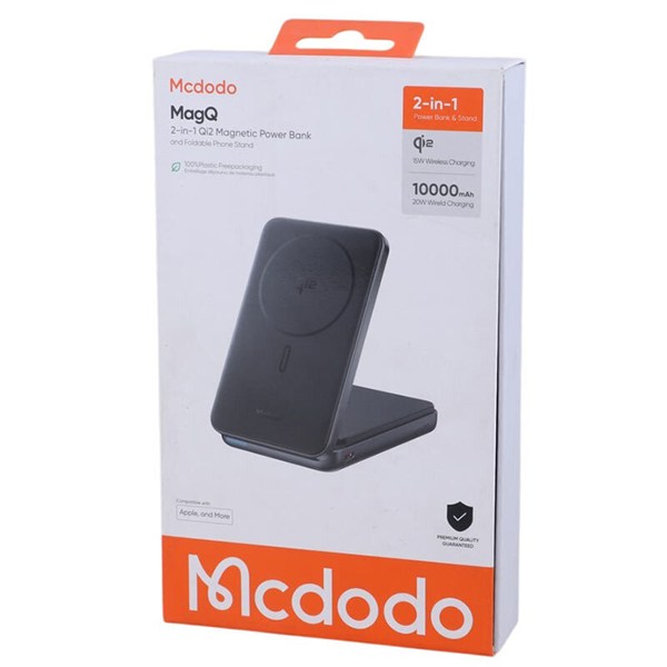 پاور بانک بی سیم فست شارژ مک دودو MagQ MC-631 20W ظرفیت 10000 میلی آمپر ساعت