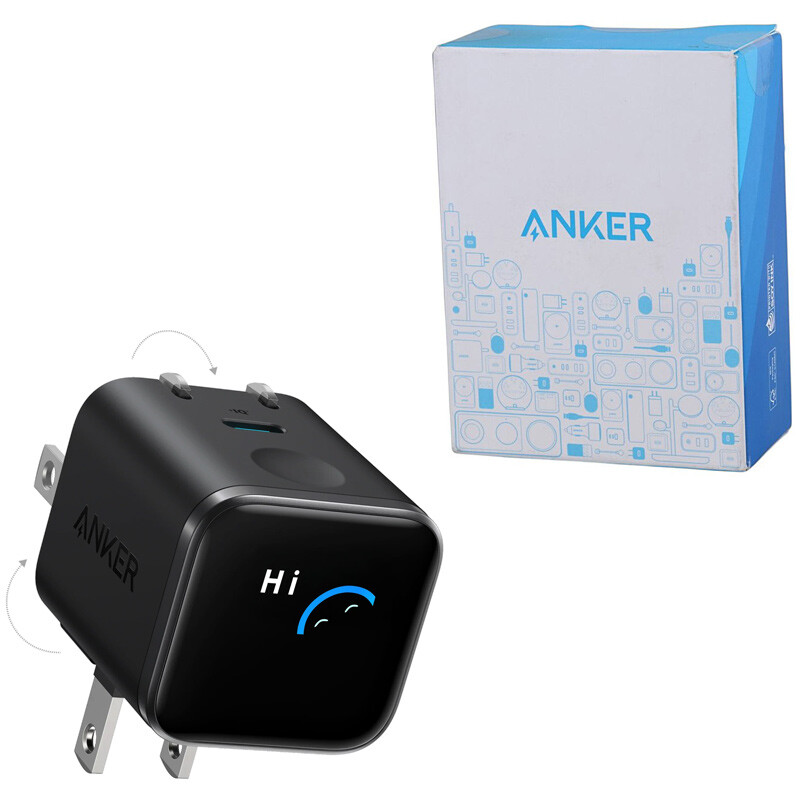 شارژر دیواری 45 وات انکر Nano A121D GaN PD 3A