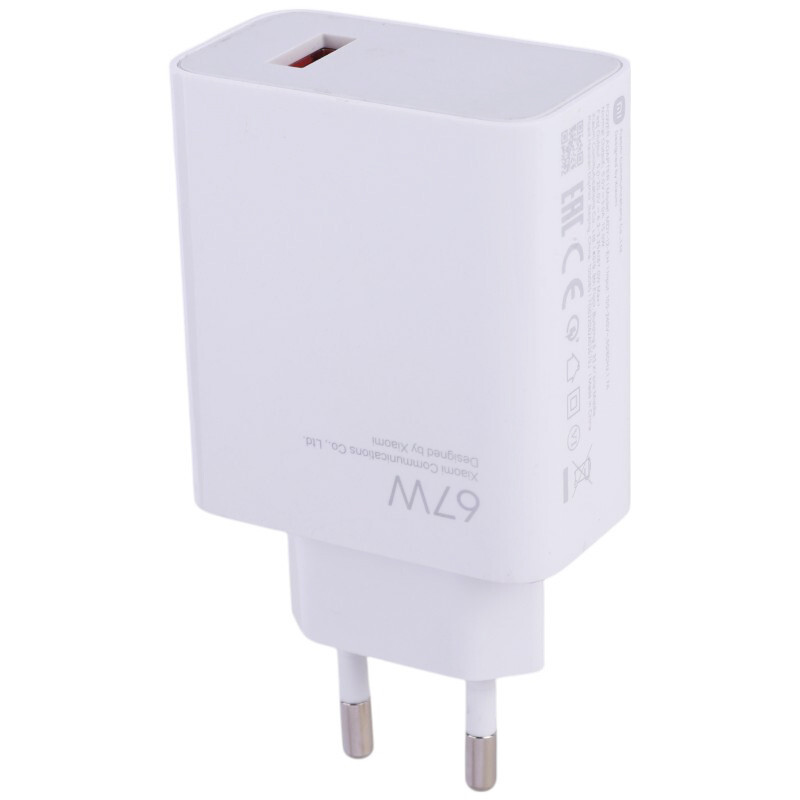شارژر دیواری 67 وات شیائومی MDY-12-EH QC3.0 6.2A + کابل تایپ سی