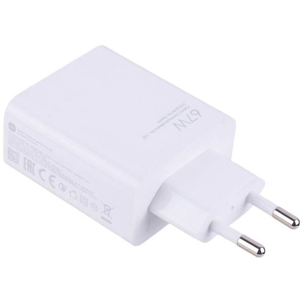 شارژر دیواری 67 وات شیائومی MDY-12-EH QC3.0 6.2A + کابل تایپ سی