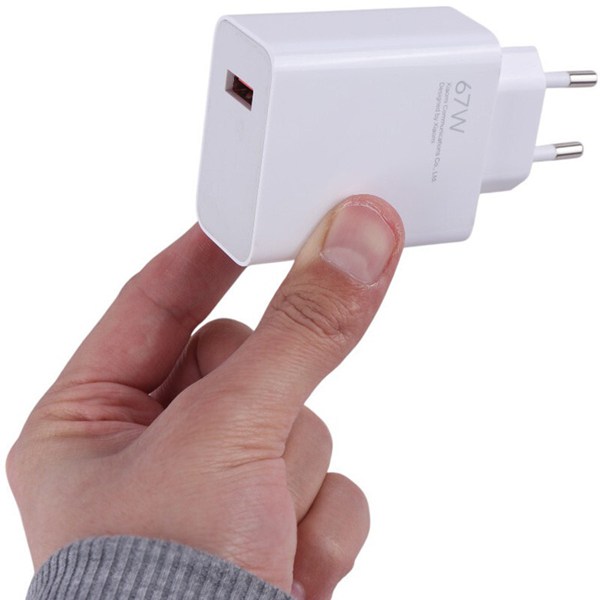 شارژر دیواری 67 وات شیائومی MDY-12-EH QC3.0 6.2A + کابل تایپ سی