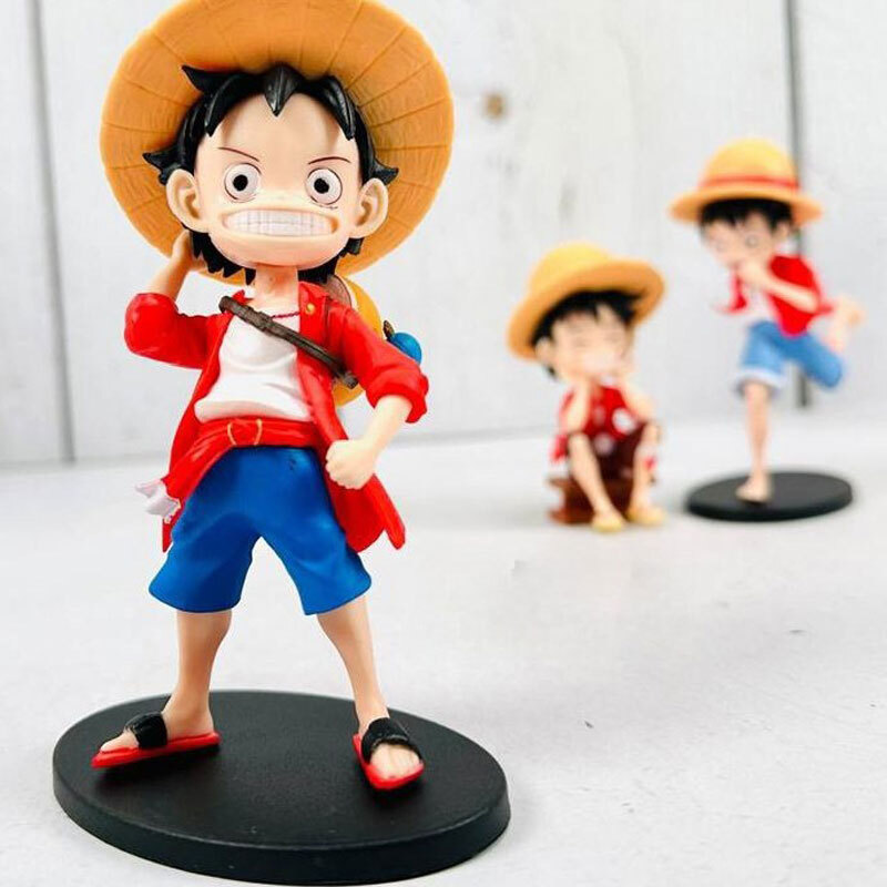 اکشن فیگور طرح One Piece Luffy کد 1955 بسته 3 عددی