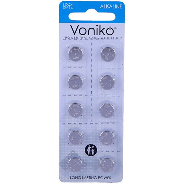 باتری سکه ای ونیکو Alkaline LR44 AG13