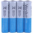 باتری چهارتایی نیم قلمی ونیکو Ultra Alkaline LR03 شرینک