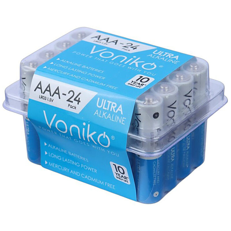 باتری چهارتایی نیم قلمی ونیکو Ultra Alkaline LR03 کد 2