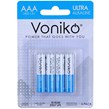 باتری چهارتایی نیم قلمی ونیکو Ultra Alkaline LR03 کد 1