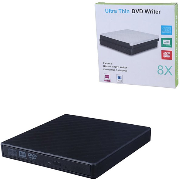 DVD رایتر اکسترنال اولترا تین Ultra Thin ECD829 Type-C / USB3.0