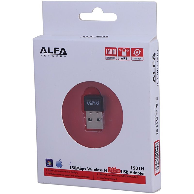 کارت شبکه بی سیم Alfa 1501N 150Mbps