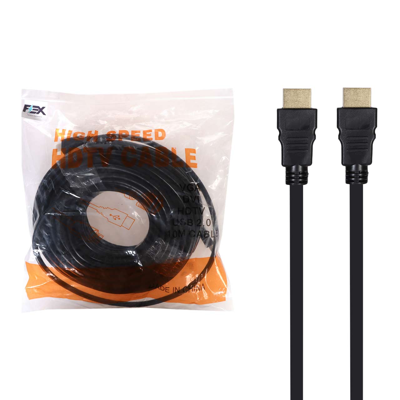 کابل 10 متری FEX HDMI - مشکی - RYL