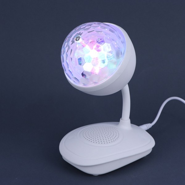چراغ رقص نور گردان اسپیکر دار Dancing RGB LED