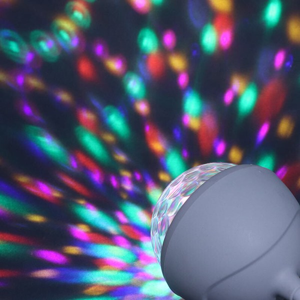 چراغ رقص نور گردان اسپیکر دار Dancing RGB LED