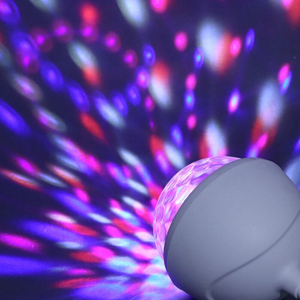 چراغ رقص نور گردان اسپیکر دار Dancing RGB LED