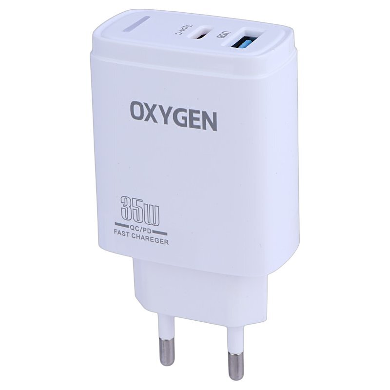 شارژر دیواری 35 وات اکسیژن CH-3 QC3.0 PD 3.5A