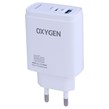 شارژر دیواری 35 وات اکسیژن CH-3 QC3.0 PD 3.5A