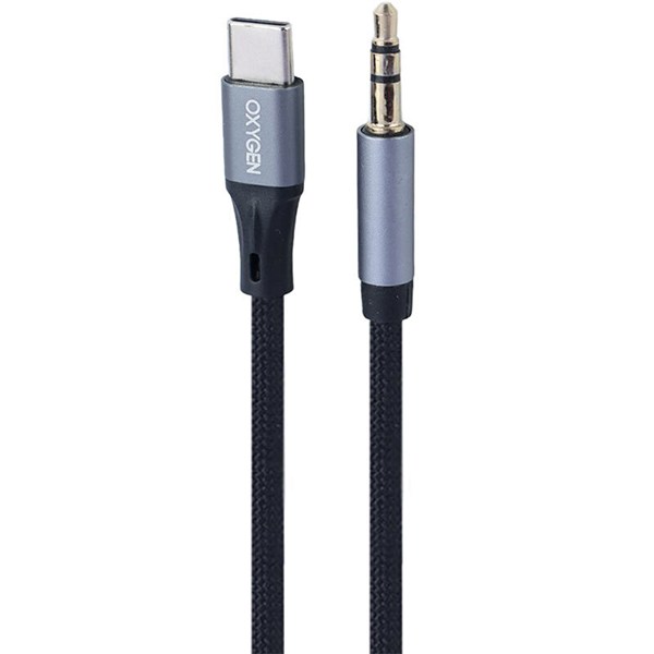 کابل تبدیل Type-C به AUX اکسیژن AUX-06 طول 1 متر