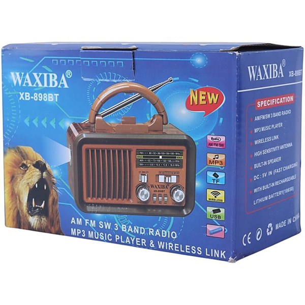 رادیو اسپیکر بلوتوثی واکسیبا XB-898BT