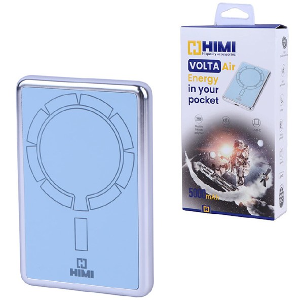 پاور بانک بی سیم فست شارژ هیمی Volta Air VQ-P13 PD 20W ظرفیت 5000 میلی آمپر ساعت