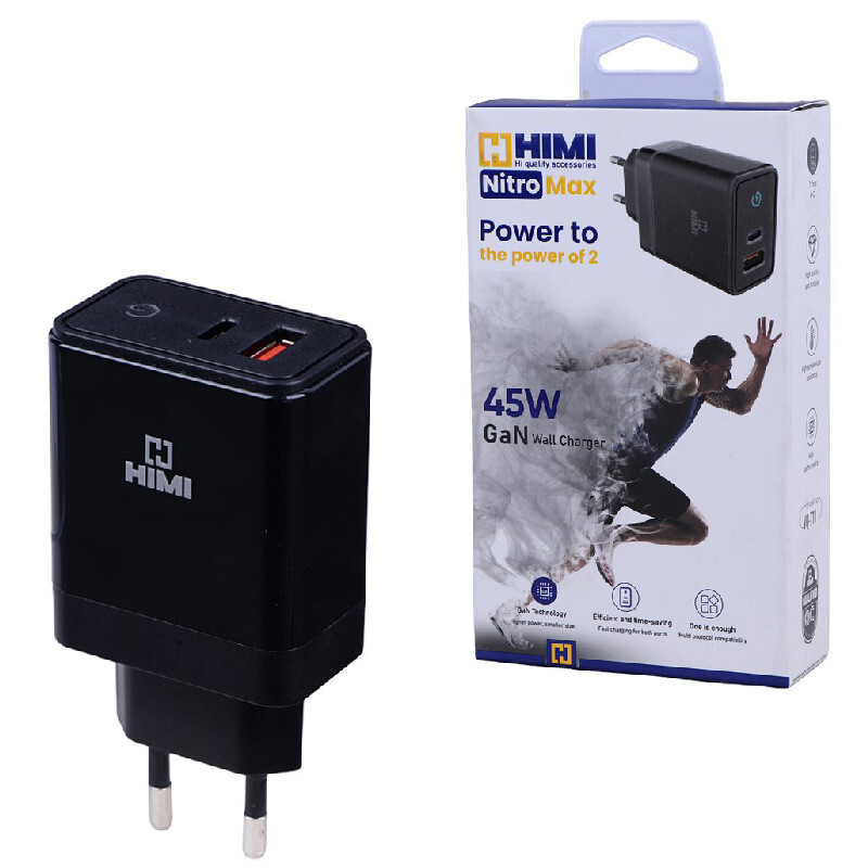 شارژر دیواری 45 وات هیمی Nitro Max VQ-T11 GaN PD 3A