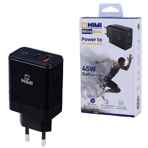 شارژر دیواری 45 وات هیمی Nitro Max VQ-T11 GaN PD 3A