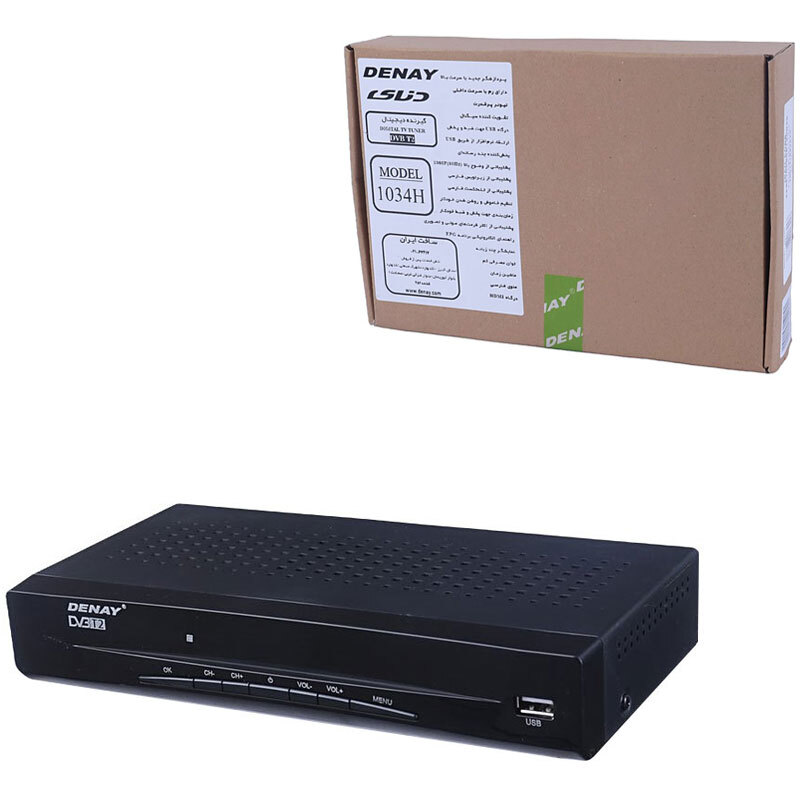 گیرنده دیجیتال دنای Denay 1034H GS1 + کابل AV