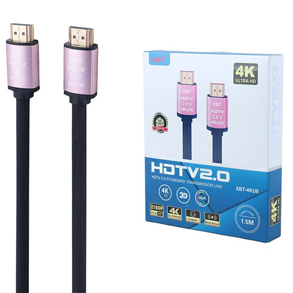 کابل XBT XBT-4KU6 HDMI 4K طول 1.5 متر