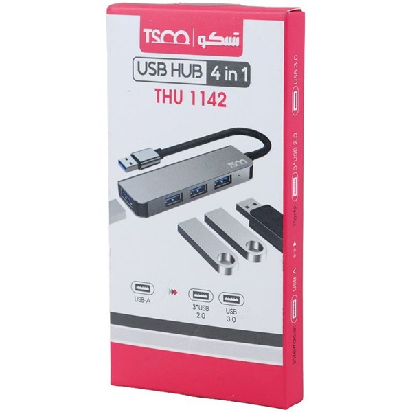 هاب 4 پورت USB تسکو THU 1142
