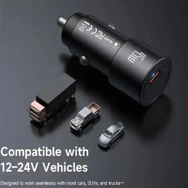 شارژر فندکی 45 وات مک دودو Obsidian CC-534
