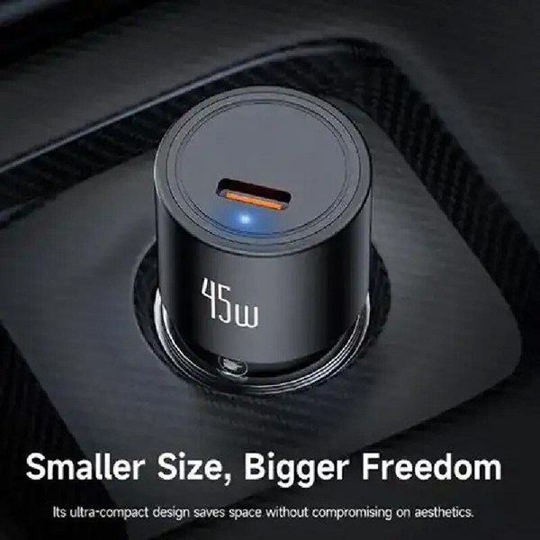 شارژر فندکی 45 وات مک دودو Obsidian CC-534