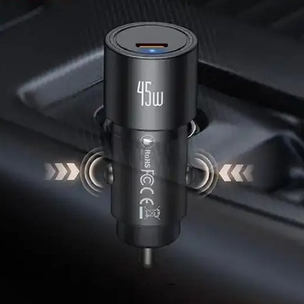شارژر فندکی 45 وات مک دودو Obsidian CC-534