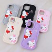 قاب سیلیکونی موج دار طرح Kitty