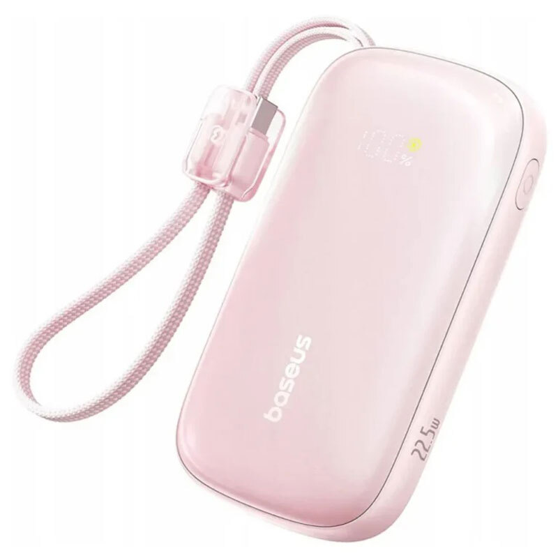 پاور بانک فست شارژ باسئوس EnerFill FC21 Qpow 3 Ultra E0027L PD 22.5W ظرفیت 10000 میلی آمپر ساعت