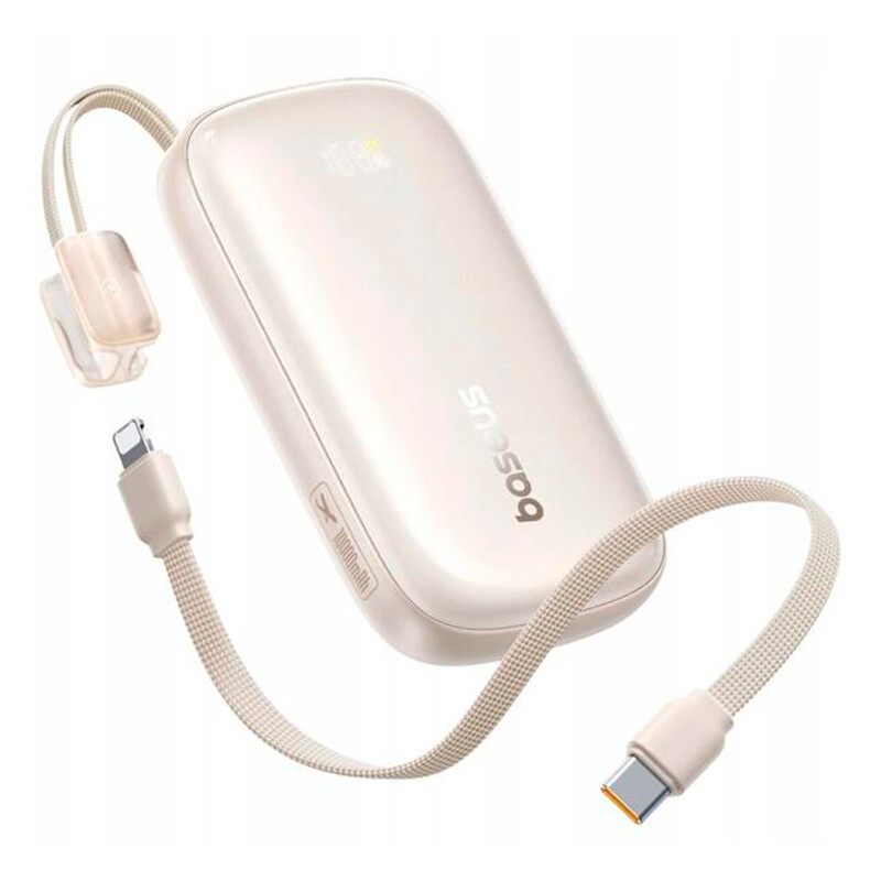 پاور بانک فست شارژ باسئوس EnerFill FC21 Qpow 3 Ultra E0027L PD 22.5W ظرفیت 10000 میلی آمپر ساعت