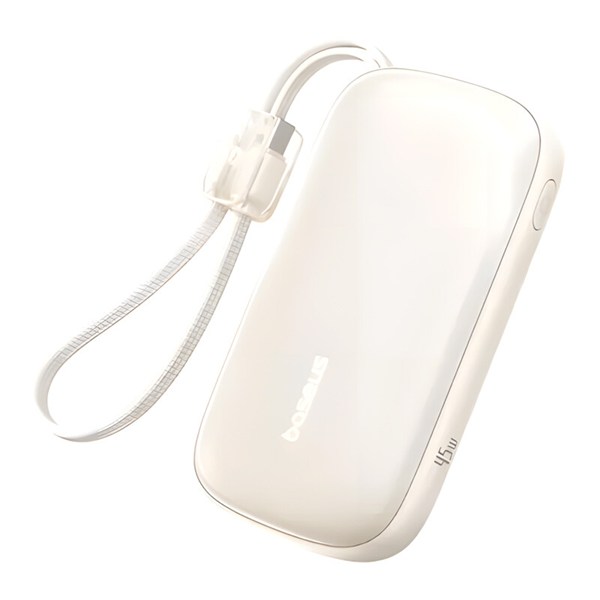 پاور بانک فست شارژ باسئوس EnerFill FC21 Qpow 3 Ultra E0027Q PD 45W ظرفیت 10000 میلی آمپر ساعت