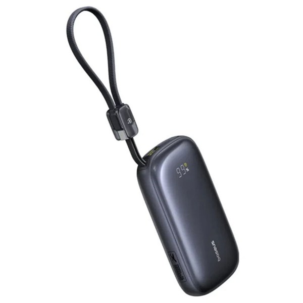 پاور بانک فست شارژ باسئوس EnerFill FC21 Qpow 3 Ultra E0027Q PD 45W ظرفیت 10000 میلی آمپر ساعت